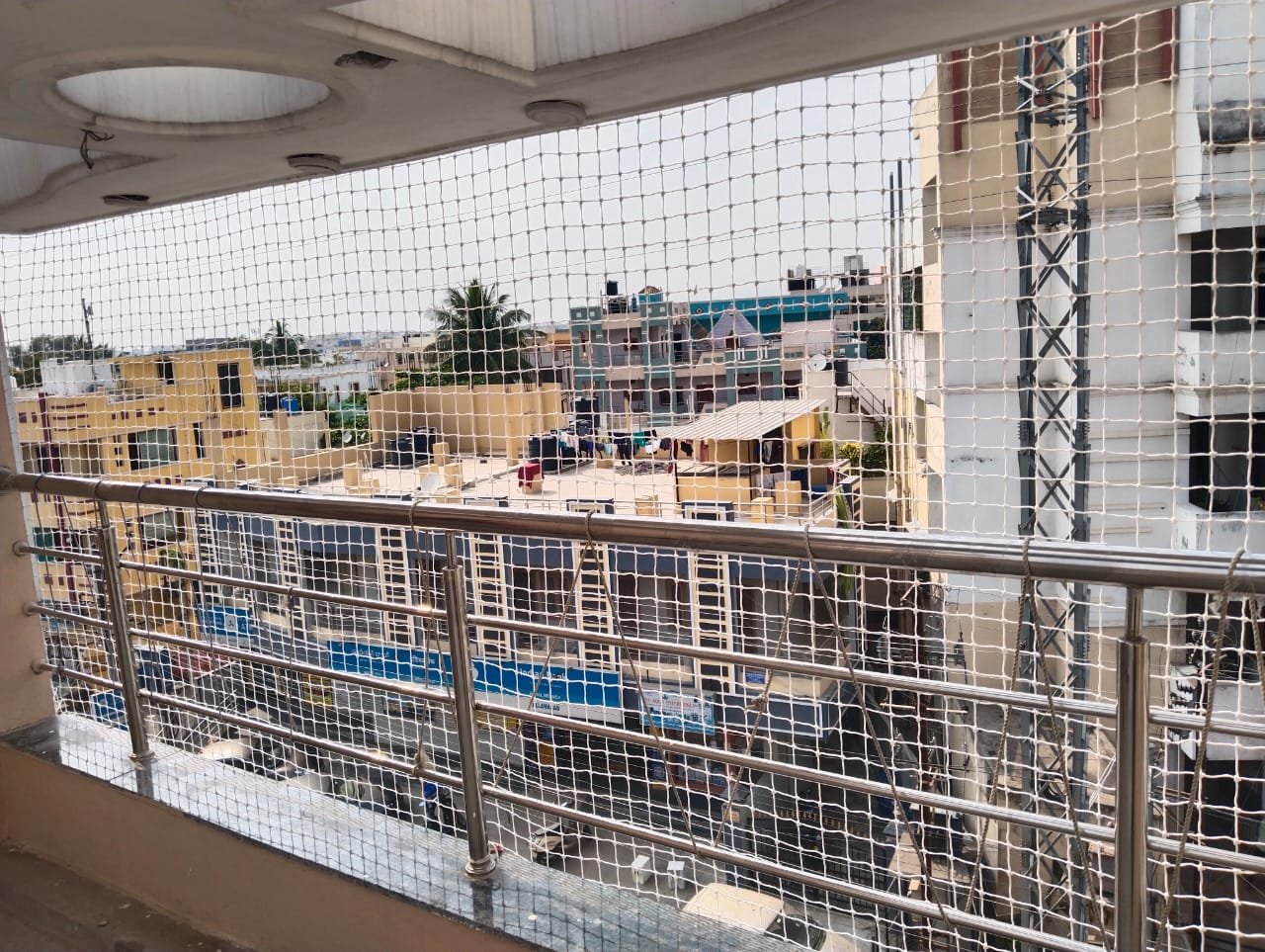 Balcony safety nets installation in Bangalore