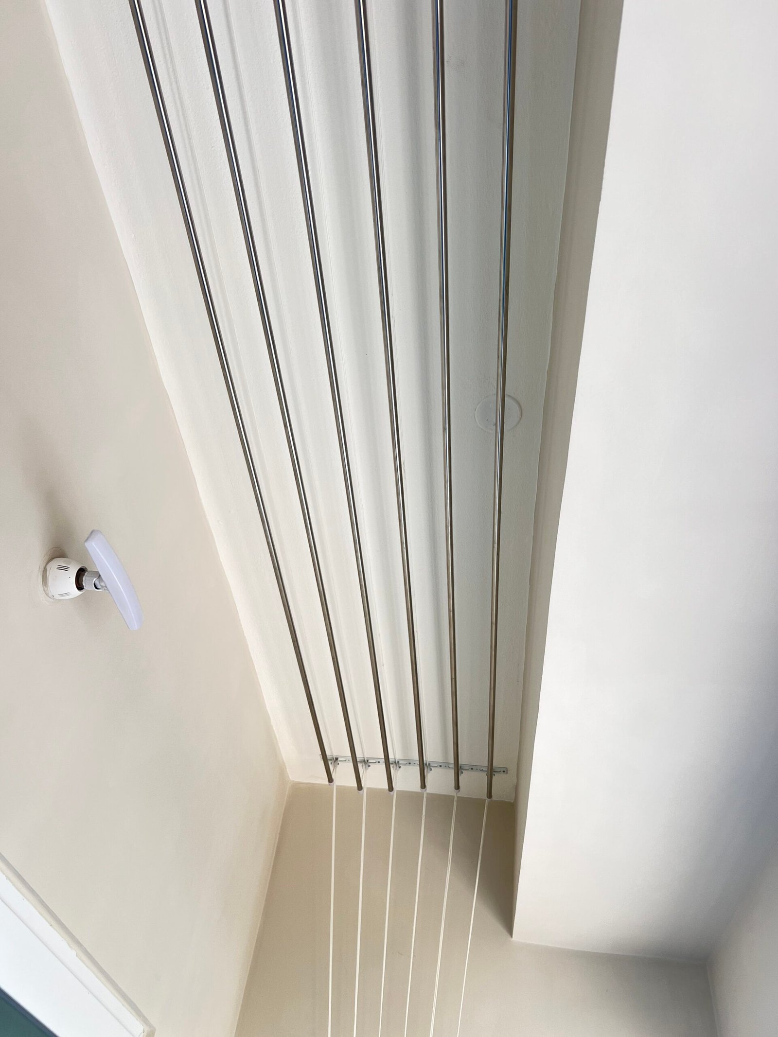 Villa cloth hanger installation