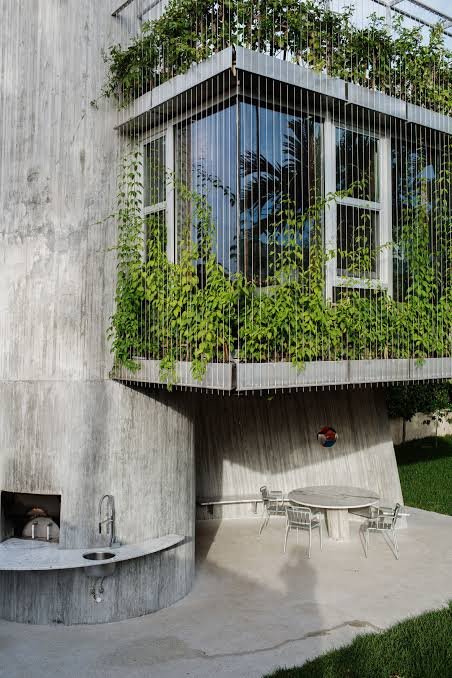 Utility area invisible grills