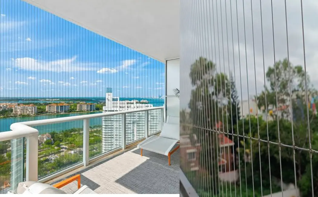 High rise invisible grills installation